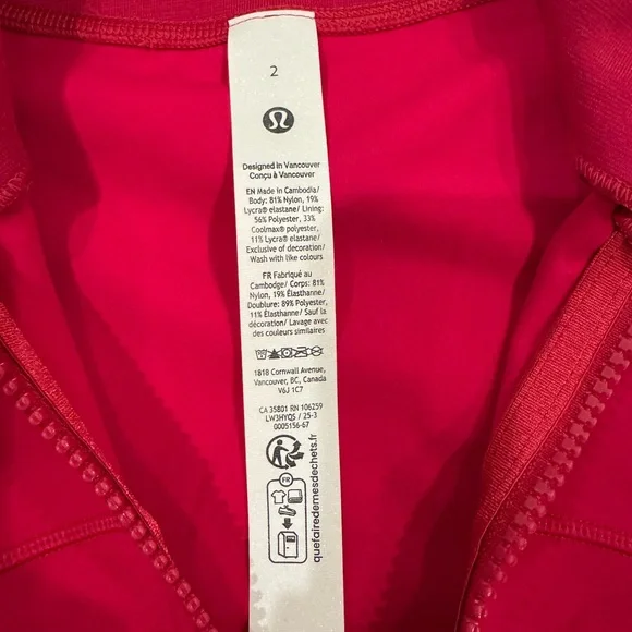 Lululemon Athletica Vibrant Pink Ski Jacket - Picture 3 of 4
